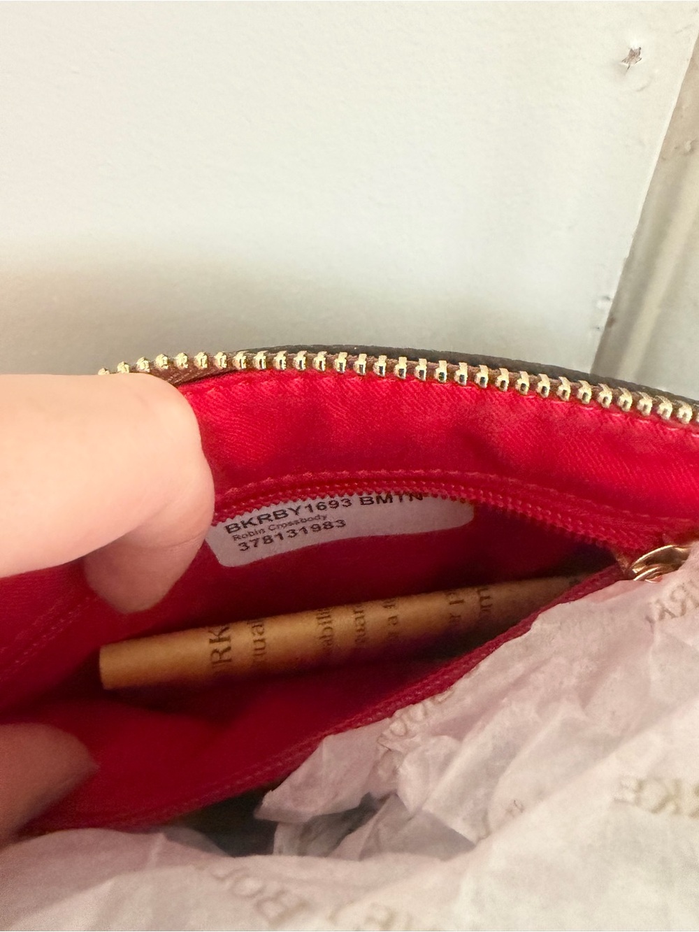 Dooney & Bourke Deep Espresso Brown Robin Crossbody with Tan Trim - Picture 3 of 12